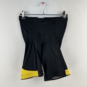 Pearl Izumi Technical Wear Classic Cycling Shorts Black Yellow Padded‎ Men's S